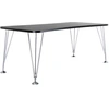 Image de KARTELL table sur pieds MAX (L 190 cm / Ardoise - Pleateau laminé anti-rayures / Structure en acier chromé)