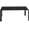 Image de KARTELL table FOUR 158x79xH73 cm (Plateau noir - Pieds noirs - Plateau en laminé anti-rayures et pieds en acier verni)