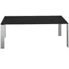 Image de KARTELL table FOUR 190x79xH73 cm (Plateau noir - Peids en aluminium - Plateau en laminé anti-rayures et pieds en acier verni)
