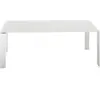 Image de KARTELL table FOUR 190x79xH73 cm (Plateau blanc - Pieds blanc - Plateau en laminé anti-rayures et pieds en acier verni)