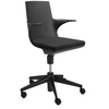 Image de KARTELL chaise de bureau SPOON CHAIR (Noir-Noir - Polypropylène coloré dans la masse)