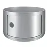 Image de KARTELL table de chevet COMPONIBILI à un élément (Pas de couverture) (Silver H 23,50 cm - 4953 - ABS)
