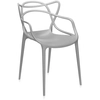 Image de KARTELL set de 2 chaises MASTERS (Gris - Technopolymère thermoplastique recyclé soft touch)
