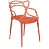 Image de KARTELL set de 2 chaises MASTERS (Orange rouille - Technopolymère thermoplastique recyclé soft touch)
