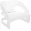 Image de KARTELL fauteuil JOE COLOMBO ÉDITION LIMITÉE (Blanc brillant - Teinté dans la masse PMMA)