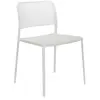 Image de KARTELL set de 2 chaises AUDREY (Structure peinte en blanc / Assise blanche - aluminium / polypropylène)
