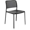 Image de KARTELL set de 2 chaises AUDREY (Structure peinte en noir/ Assise noire - aluminium / polypropylène)
