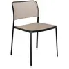Image de KARTELL set de 2 chaises AUDREY (Structure peinte en noir/ Assise sable - aluminium / polypropylène)