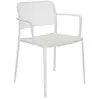 Image de KARTELL set de 2 fauteuils AUDREY (Structure peinte en blanc / Assise blanche - aluminium / polypropylène)
