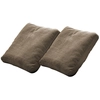 Image de KARTELL set de 2 coussins pour canapé PLASTICS DUO (Gris tourterelle - Tissu Nilo)
