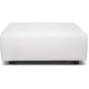 Image de KARTELL pouf PLASTICS DUO 7090 (Blanc - Tissu Nilo)