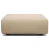 Image de KARTELL pouf PLASTICS DUO 7090 (Gris tourterelle - Tissu Nilo)