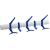 Image de KARTELL crochets murale HANGER 60 cm (Cobalt - Acier poli et polycarbonate)
