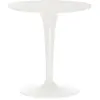 Image de KARTELL table basse TIPTOP MONO (Blanc brillant - Teinté dans la masse PMMA)