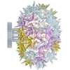 Image de KARTELL lampe murale applique BLOOM NEW (Lavande Ø 28 cm - Technopolymère thermoplastique transparent)