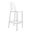 Image de KARTELL set de 2 tabourets ONE MORE H 75 cm (Cristal - Polycarbonate transparent)