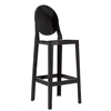 Image de KARTELL set de 2 tabourets ONE MORE H 75 cm (Noir - Polycarbonate coloré dans la masse)