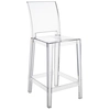 Image de KARTELL set de 2 tabourets ONE MORE PLEASE H 65 cm (Cristal - Polycarbonate transparent)