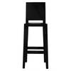 Image de KARTELL set de 2 tabourets ONE MORE PLEASE H 75 cm (Noir - Polycarbonate coloré dans la masse)