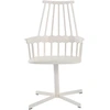 Image de KARTELL fauteuil pivotant COMBACK (Blanc - Technopolymère thermoplastique - Acier laqué)