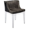 Image de KARTELL fauteuil MADEMOISELLE KRAVITZ (Fur-python, structure transparente - Polycarbonate)