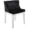 Image de KARTELL fauteuil MADEMOISELLE KRAVITZ (Fur-leather, structure transparente - Polycarbonate)