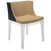 Image de KARTELL fauteuil MADEMOISELLE KRAVITZ (Tissu rafia, structure transparente - Polycarbonate)