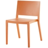 Image de KARTELL set de 2 chaises LIZZ MAT (Orange Opaque - technopolymères)
