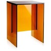 Image de KARTELL by Laufen table tabouret MAX-BEAM (Ambre - PMMA transparent)