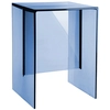 Image de KARTELL by Laufen table tabouret MAX-BEAM (Bleu coucher de soleil - PMMA transparent)