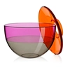 Image de KARTELL vase SHIBUYA (Orange-rouge-Gris - PMMA transparent)