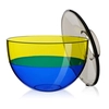 Image de KARTELL vase SHIBUYA (Gris-Jaune-Bleu - PMMA transparent)