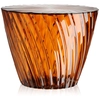 Image de KARTELL table basse SPARKLE H 35 cm (Ambre - PMMA transparent)