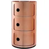 Image de Armoire - KARTELL - Componibili - Cuivre - 2 portes coulissantes - 58x60x58 cm