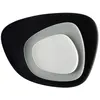Image de KARTELL set de 3 assiettes plateaux NAMASTÉ (Noir, gris, gris tourterelle - Melammina)