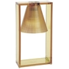 Image de KARTELL lampe de table LIGHT-AIR (Version sculpté ambre - Technopolymère thermoplastique transparent)