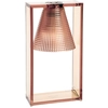 Image de KARTELL lampe de table LIGHT-AIR (Version sculpté rose - Technopolymère thermoplastique transparent)