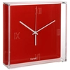 Image de KARTELL horloge murale TIC&TAC (Rouge orangé - PMMA transparent et ABS coloré)