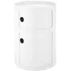 Image de KARTELL table de chevet ronde COMPONIBILI BLANC