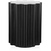 Image de KARTELL tabouret COLONNA (Noir - Technopolymère thermoplastique coloré dans la masse)