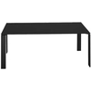 Image de KARTELL table FOUR SOFT TOUCH 158x79xH73 cm (Plateau noir - Pieds noirs - Plateau en laminé soft touch anti-rayures et pieds en acier verni)