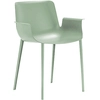 Image de KARTELL fauteuil PIUMA (Vert sauge - Polymère thermoplastique complexe chargé avec fibres de charbon)