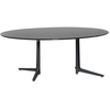 Image de KARTELL table MULTIPLO XL avec plateau oval (Noir - Aluminium moulé et plateau en verre)