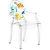 Image de KARTELL KIDS chaise pour enfants LOU LOU GHOST (Tranparente / Dinosaure - Polycarbonate transparent)