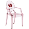 Image de KARTELL KIDS chaise pour enfants LOU LOU GHOST (Rose / It's a girl - Polycarbonate coloré dans la masse)