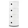 Image de KARTELL table de chevet COMPONIBILI à quatre éléments (Blanc - ABS)