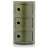 Image de KARTELL table de chevet COMPONIBILI à trois éléments (Vert - ABS)