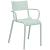 Image de KARTELL set de 2 chaises GENERIC A (Vert sauge - Polypropylène)