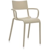 Image de KARTELL set de 2 chaises GENERIC A (Gris tourterelle - Polypropylène)