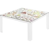 Image de KARTELL KIDS table basse INVISIBLE TABLE (transparent avec dessins - PMMA transparent)